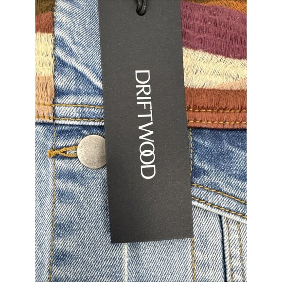 Driftwood Jeans Denim Jacket Arizona Sunrise Womens Plus Size 3X Embroidered NEW - Picture 16 of 16